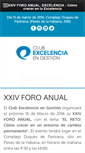 Mobile Screenshot of foroanualclubexcelencia.es